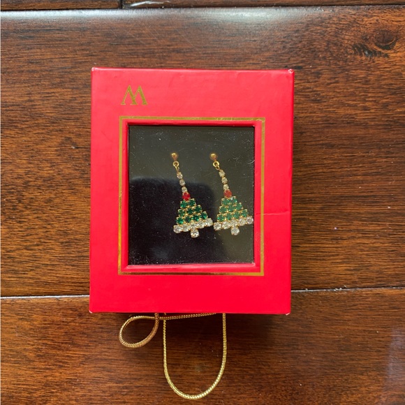 Christmas Tree Earrings - Picture 4 of 4